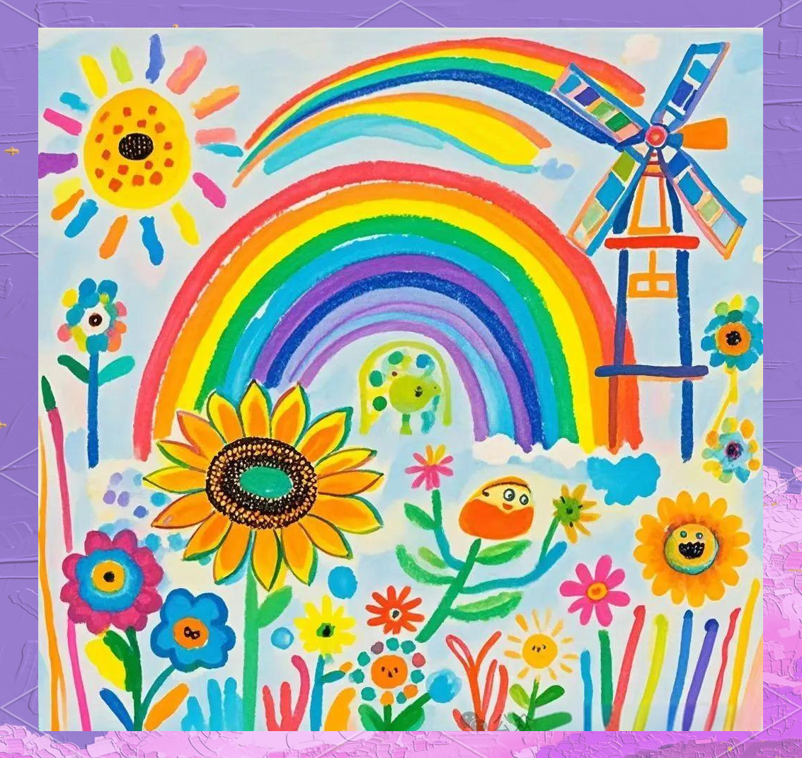彩虹主题儿童画创作要点与细节详解