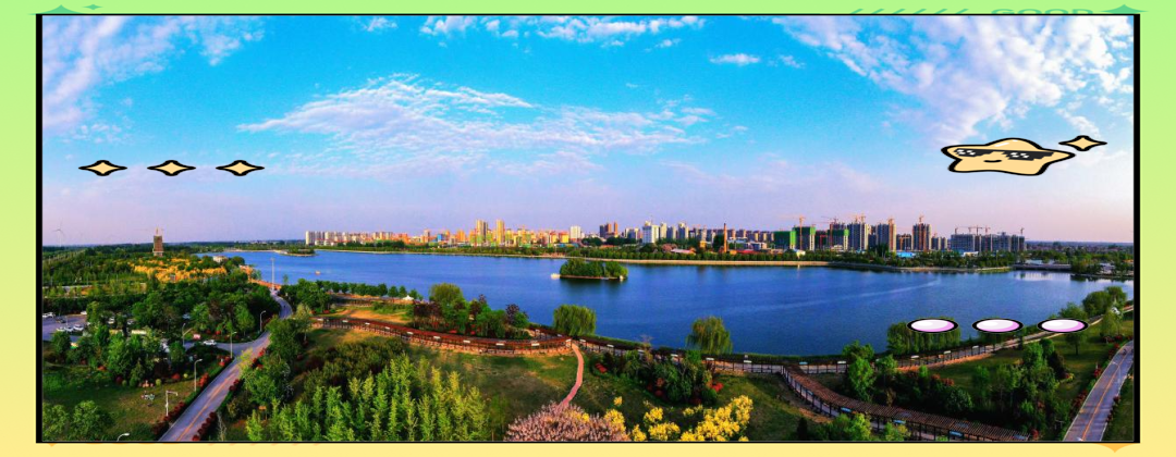 河南濮阳马颊河湿地迎来众多迁徙候鸟