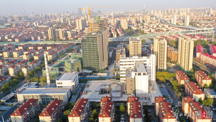 闵行梅陇这处商业地标快速崛起,"力波公园"下月开放