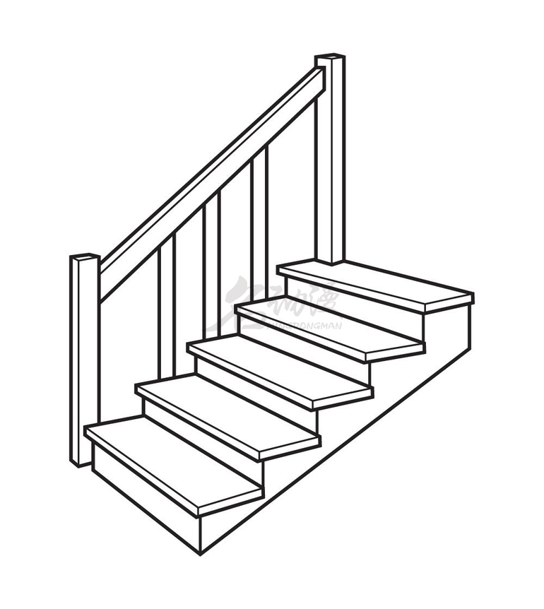 一层平面图楼梯怎么画图片