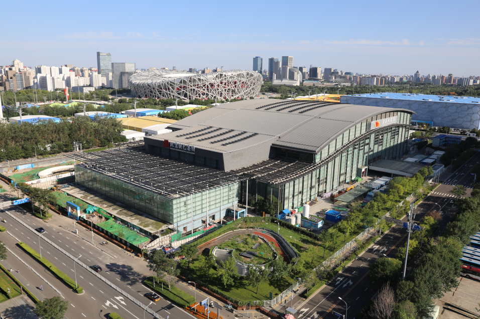 "双奥场馆"国家体育馆在"全民健身日"迎来全面开放运营一百天