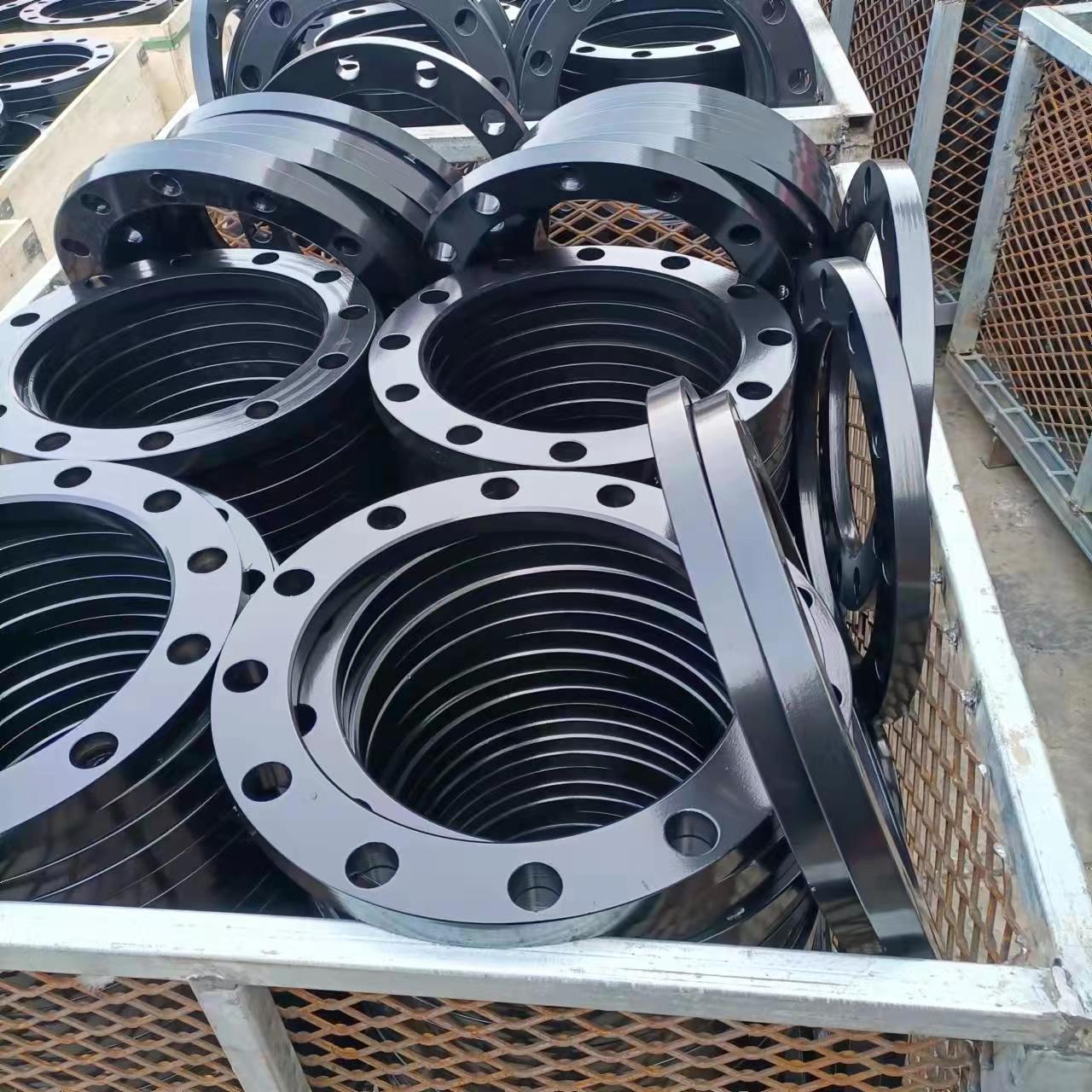 喷塑法兰生产过程