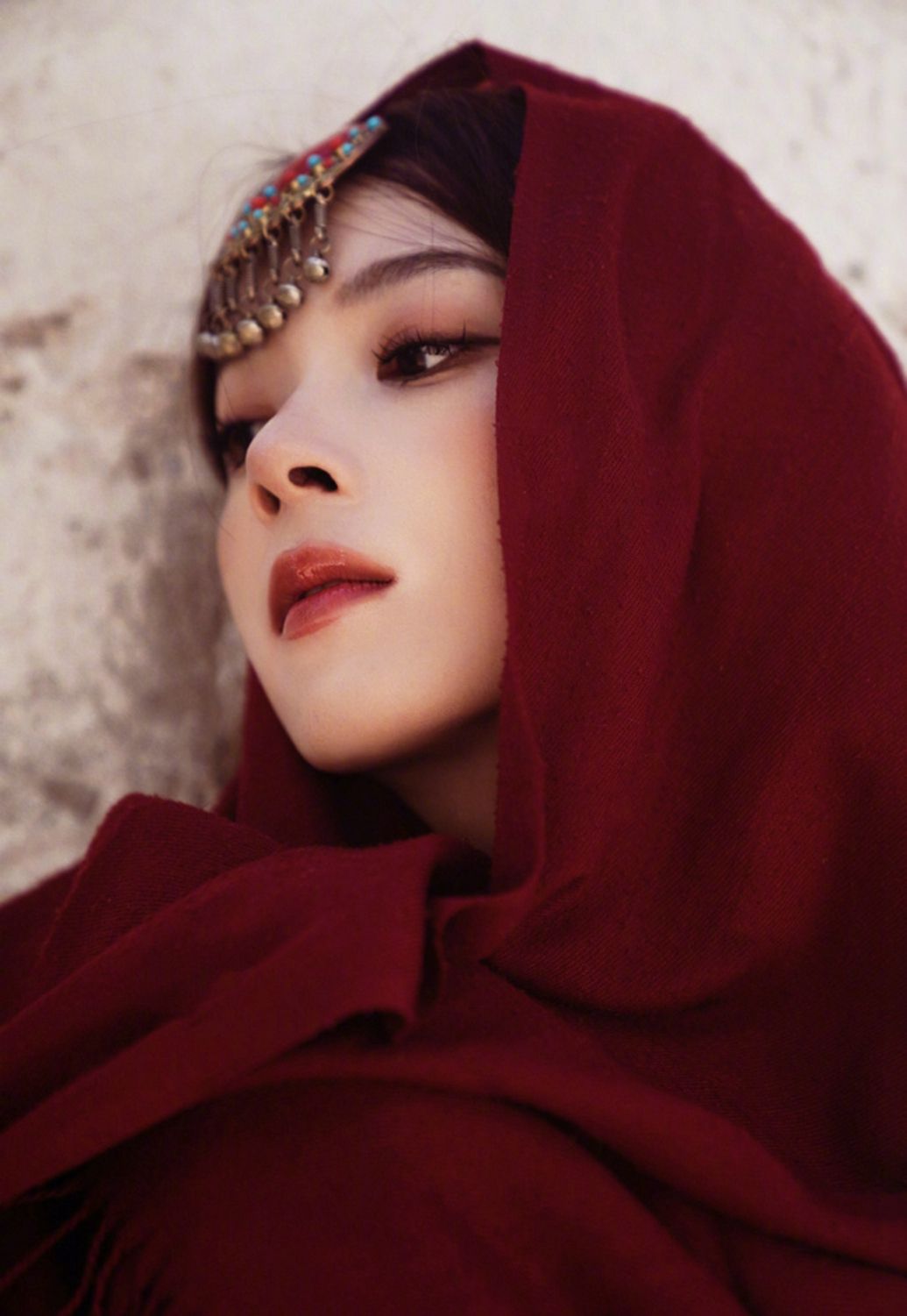 陈瑶红与白西藏优雅写真