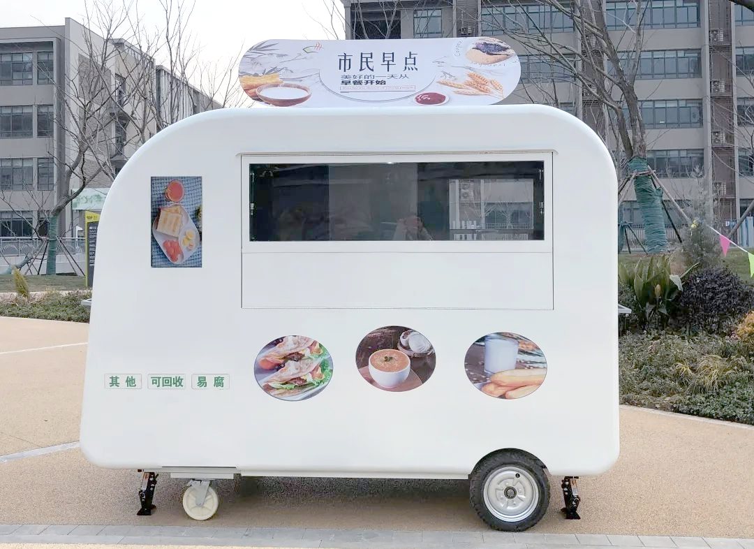 早餐车大升级,智能餐车取代老旧车型