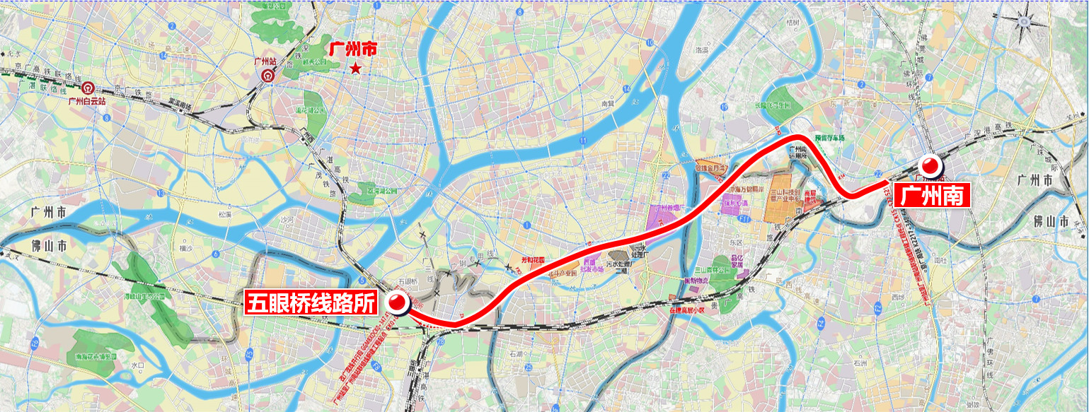 开工!新建广州站至广州南站联络线来了