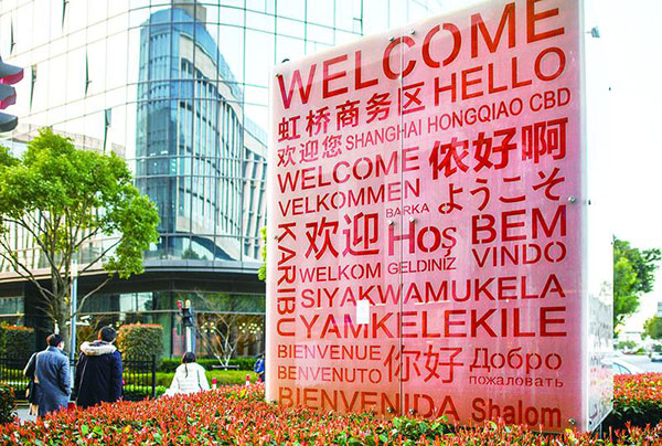 全国人大代表,上海虹桥商务区管委会主任陈靖信心满怀