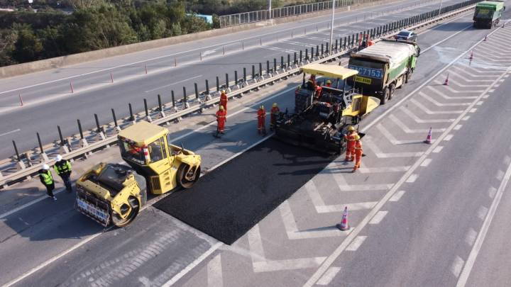 练杭高速启动首次集约化专项施工,预计将减少封道130余次