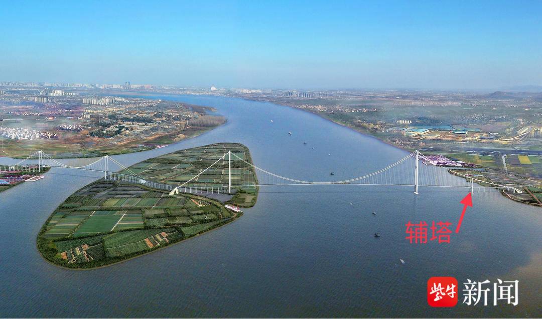 张皋长江大桥图片