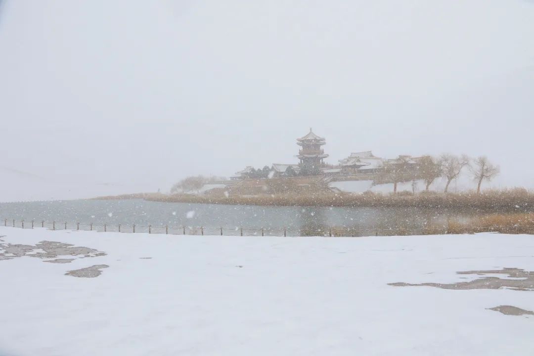 大雪实景图图片