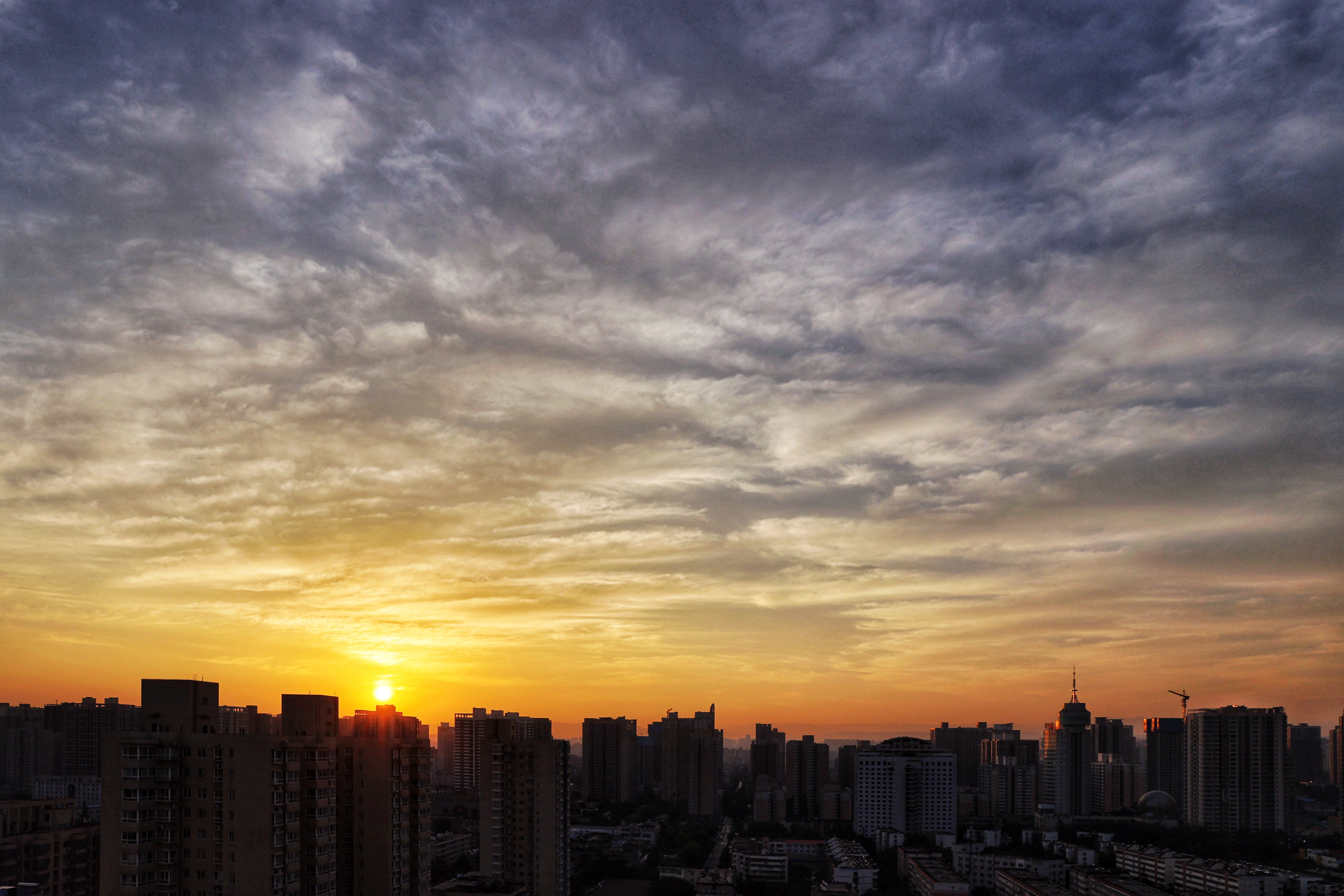 朝霞图片真实图片