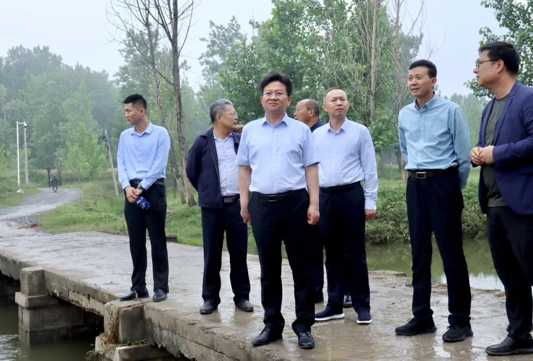 刘建龙调研永城市城乡防汛备汛工作