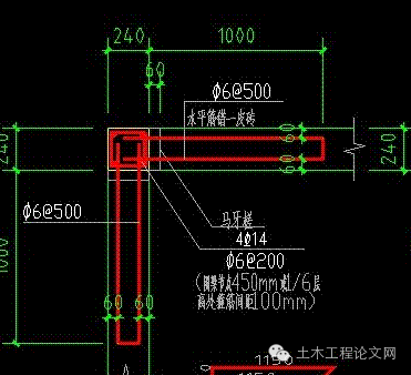 圖文詳解馬牙槎的作用與配筋