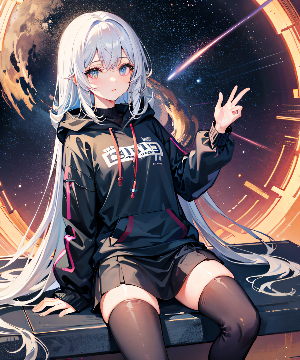 遥远的宇宙美少女