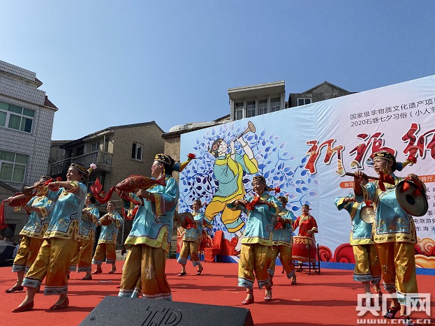 七夕习俗祈福祭 浙江温岭欢度传统"小人节"