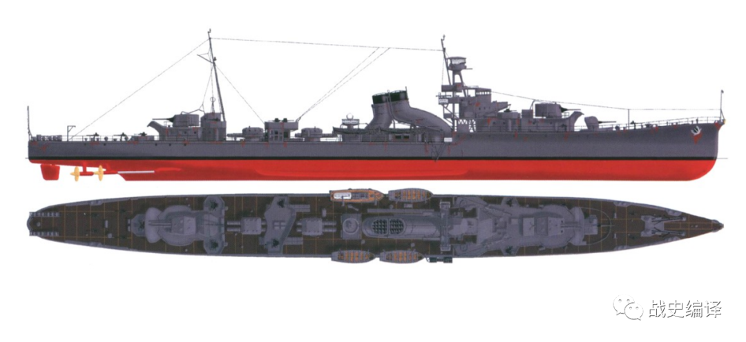 第二水雷战队旗舰"神通"号轻巡洋舰的航迹(中)