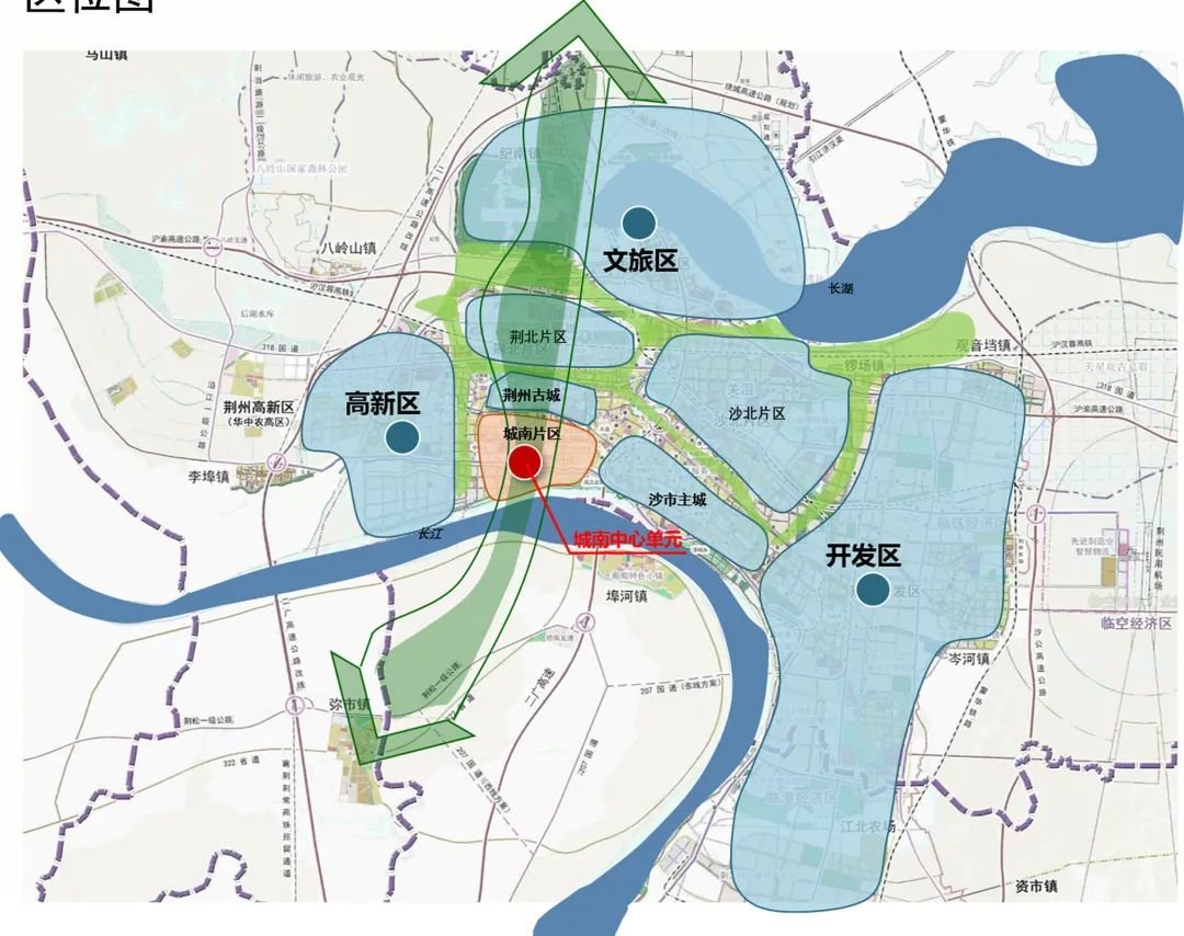 荆州沙北新区规划图图片