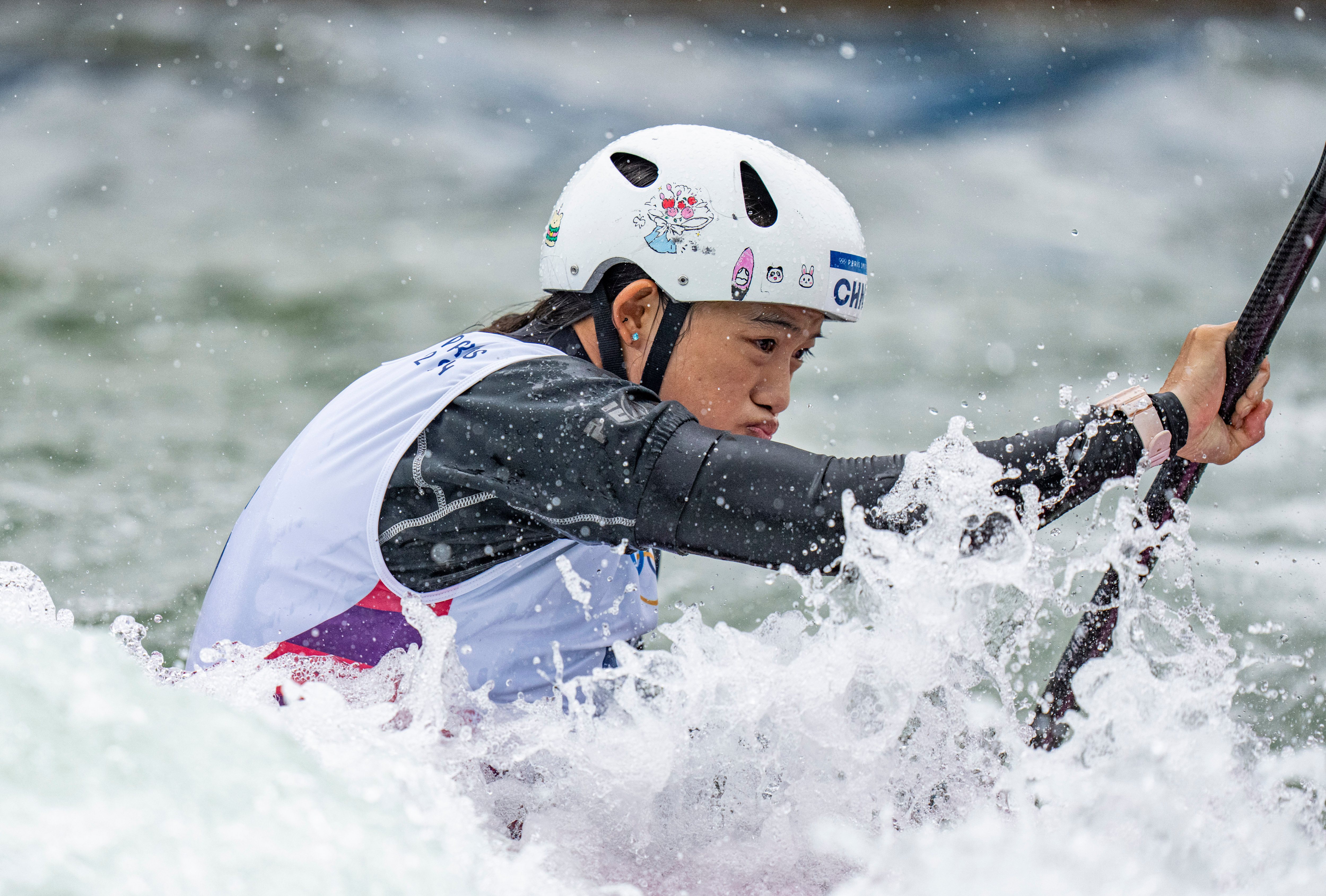 巴黎奥运会皮划艇:李诗婷进入激流回旋女子单人皮艇半决赛