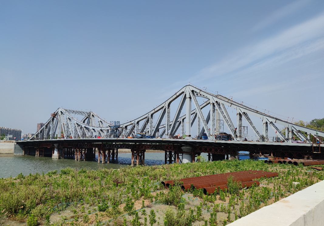 江阴:跨锡澄运河桥梁临江路桥进展!主体部分施工完成