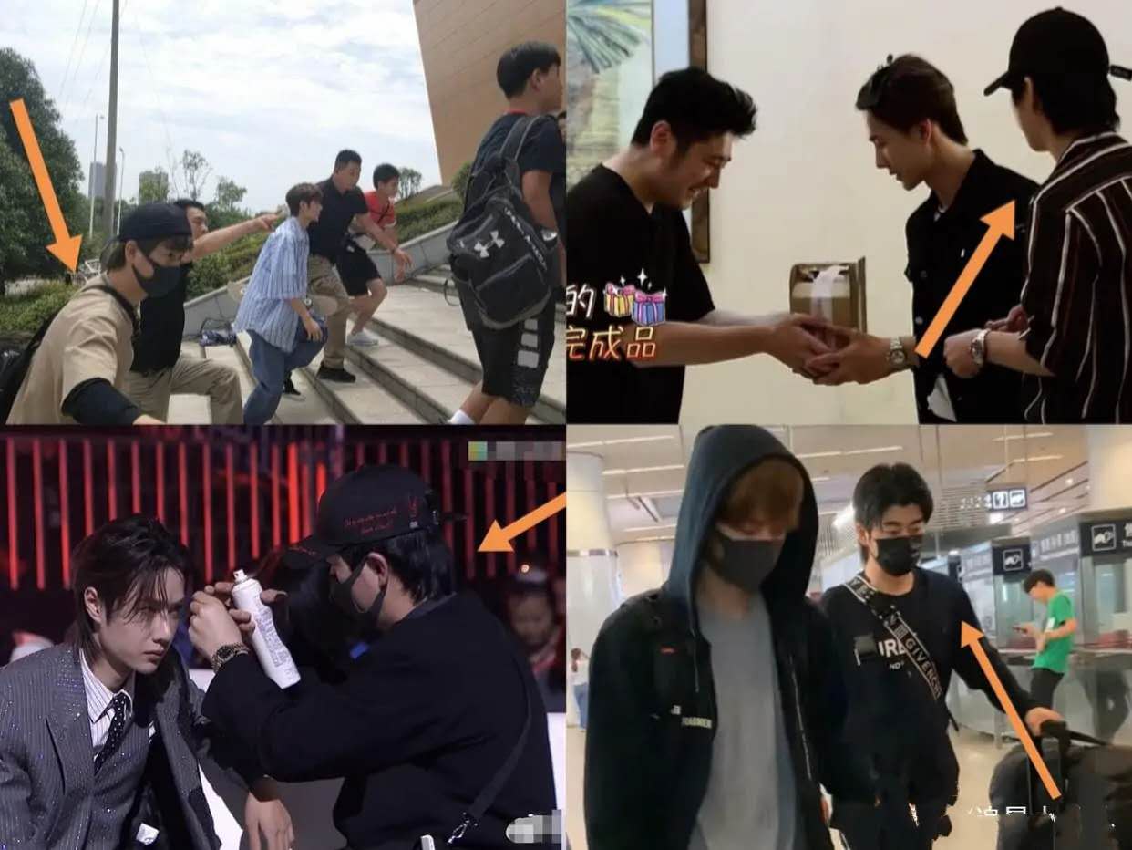 王一博随行妆发师王逸铎