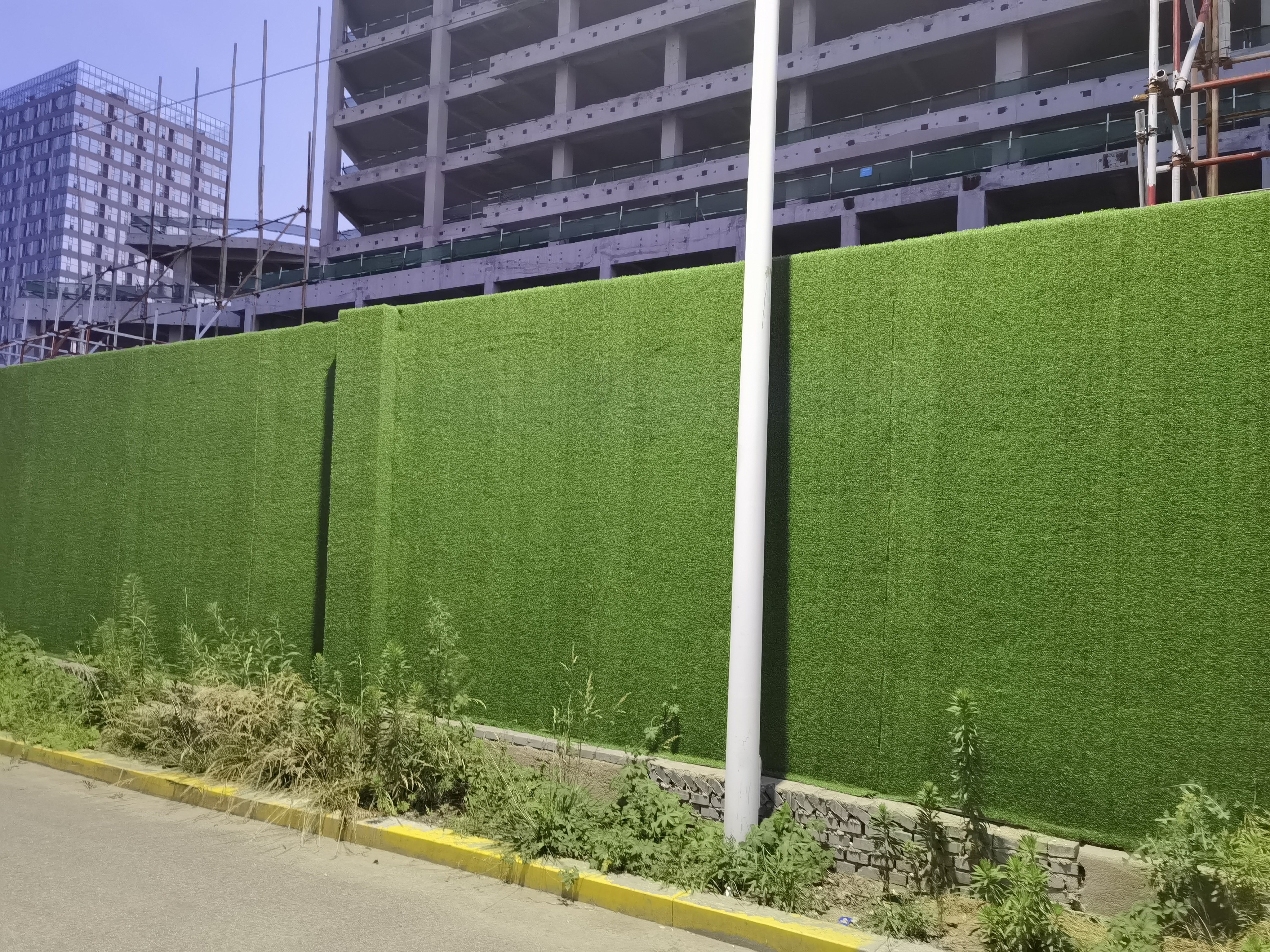 工地围挡草坪(工程绿化人造草坪)