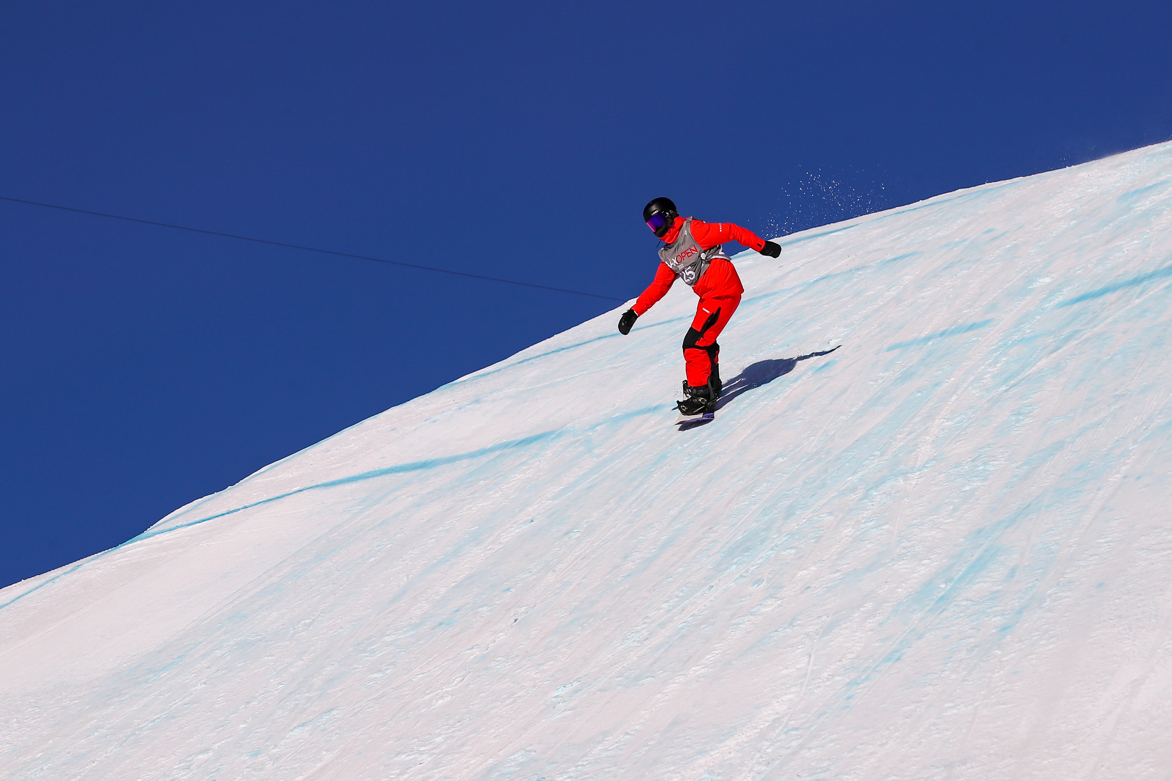(体育)单板滑雪——世界杯:中国女队无缘坡面障碍技巧决赛