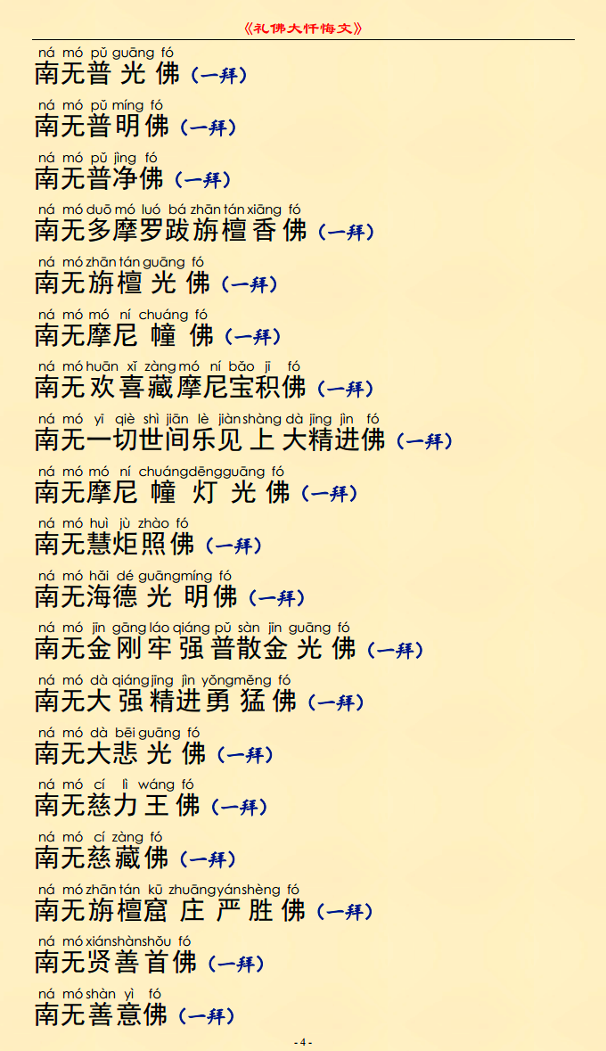 八十八佛大忏悔文:罪灭障除的力量源泉