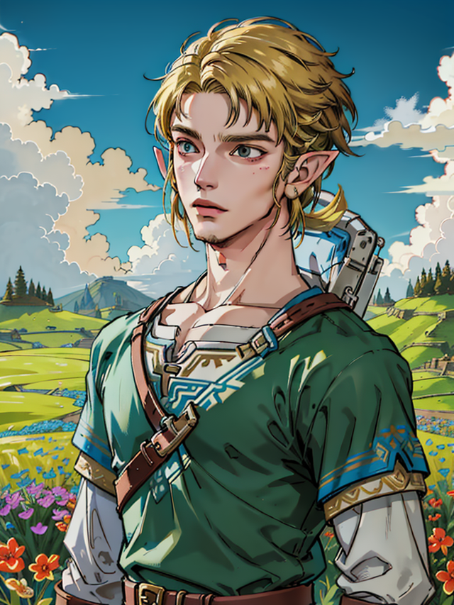 《塞尔达传说》各种画风的林克 头像 壁纸