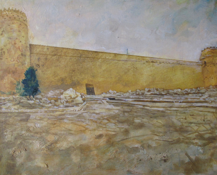 《利雅得城堡》中国 蔡鸣 布面油画