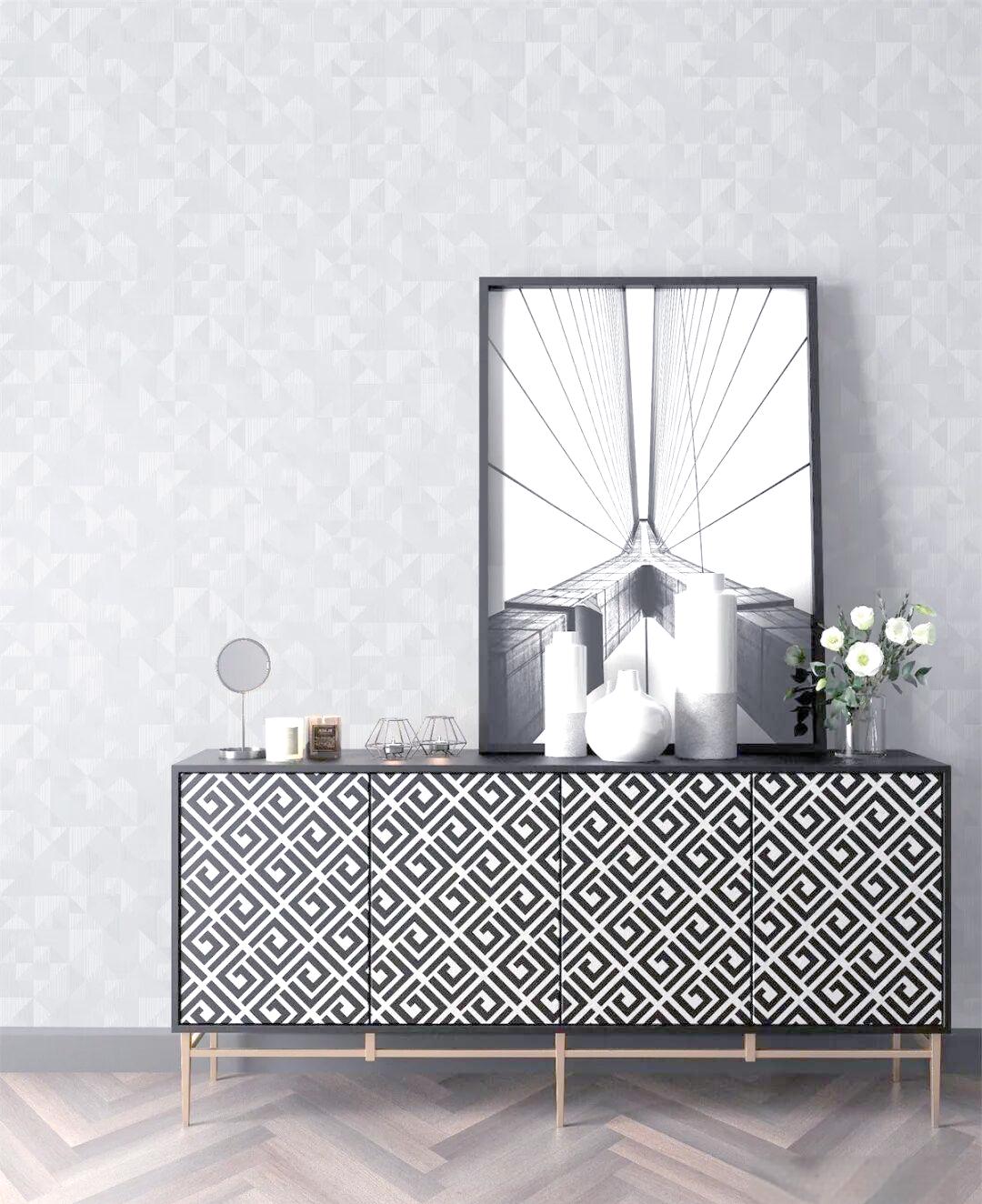 灰色系墙布:家居装饰中的经典与多样搭配