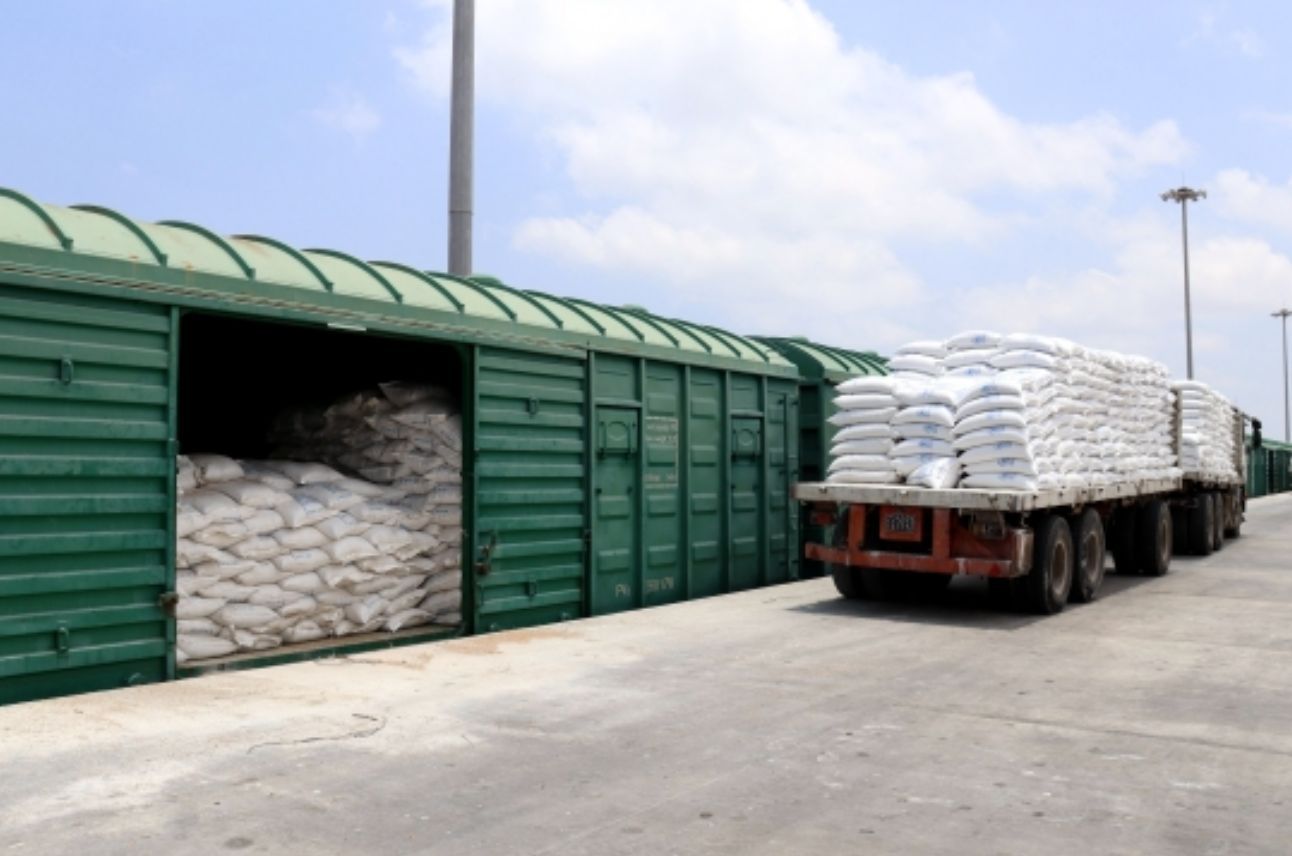 亚吉铁路开启首列联合国世界粮食计划署小麦运输列车