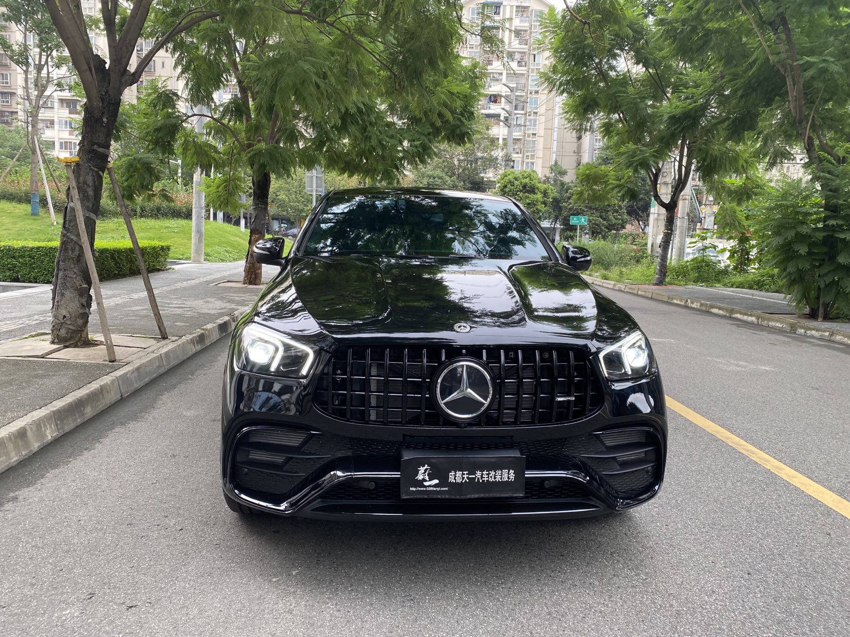 成都重庆奔驰gle450升级gle63黑武士风格