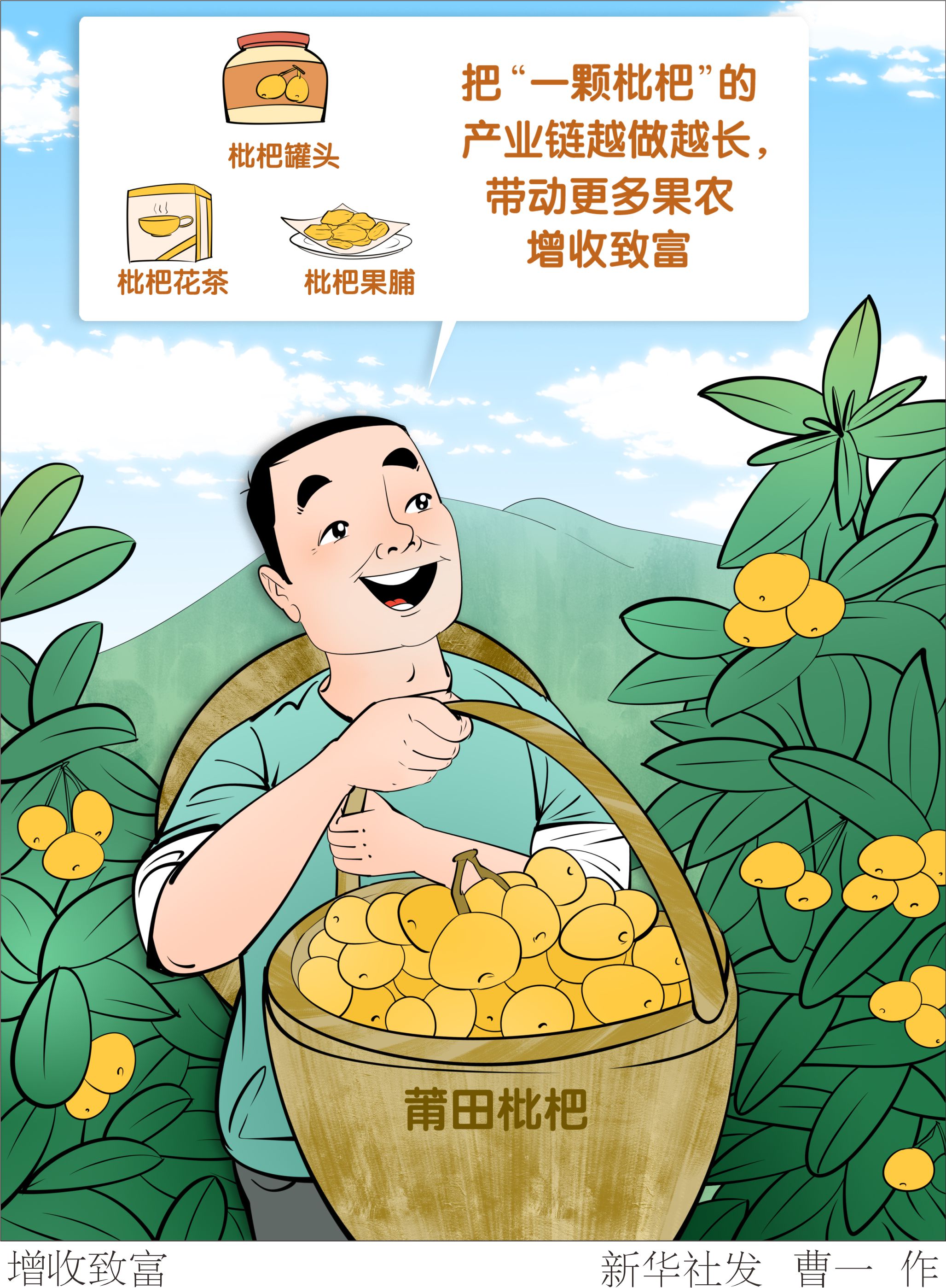 (图表·漫画)增收致富