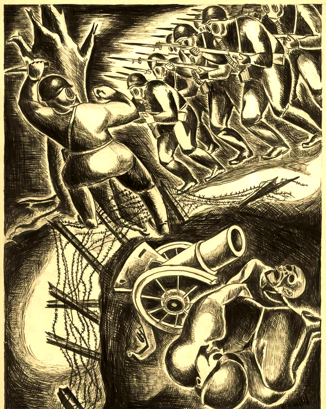 战争与艺术:探索版画中的真相与误解