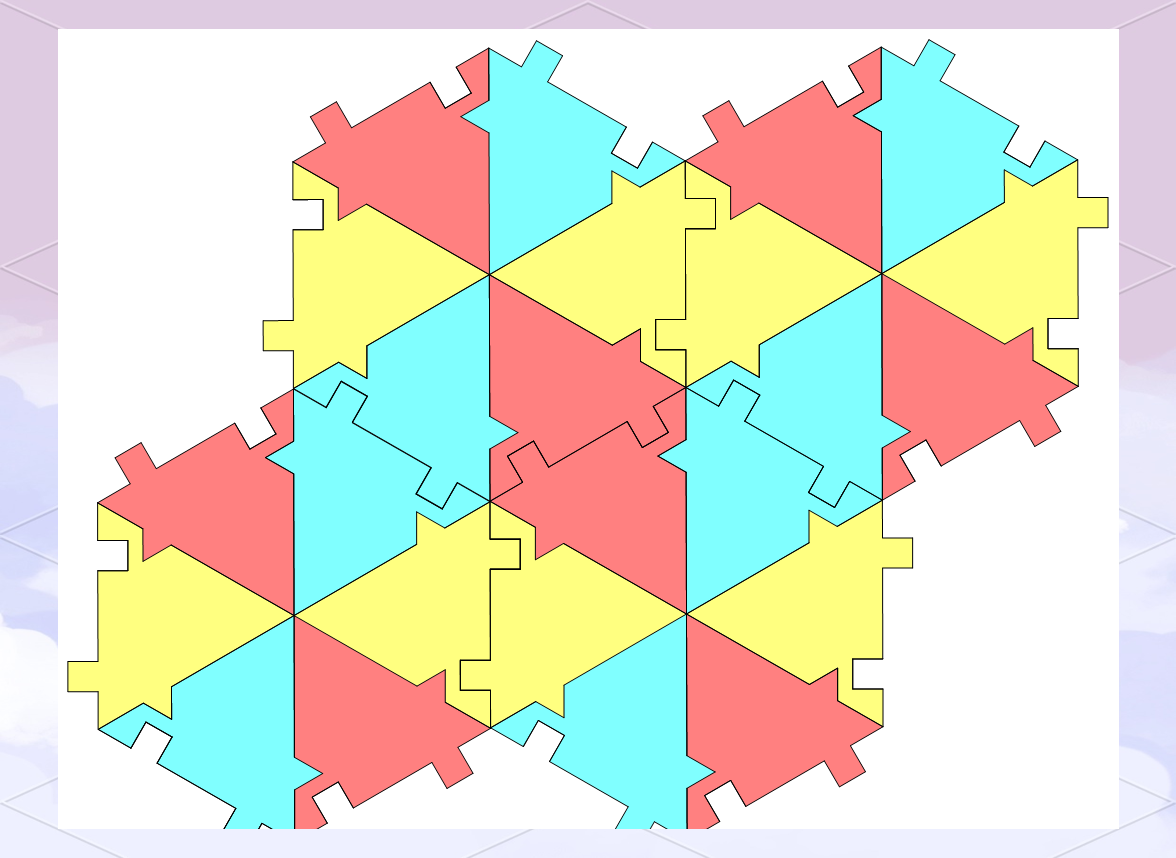 三角形密铺的多种方式