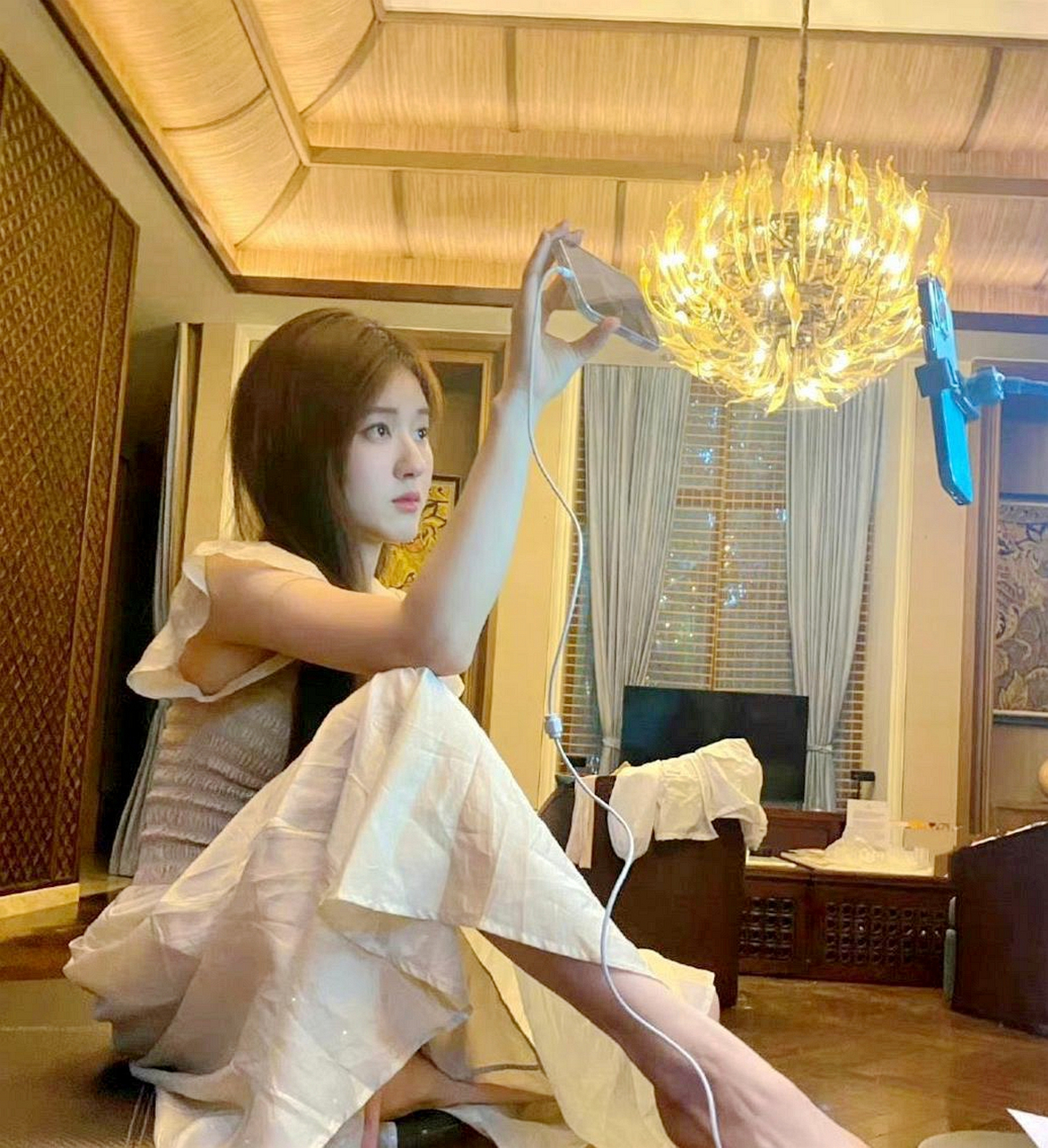 赵露思的腿绝对是最高级别!..