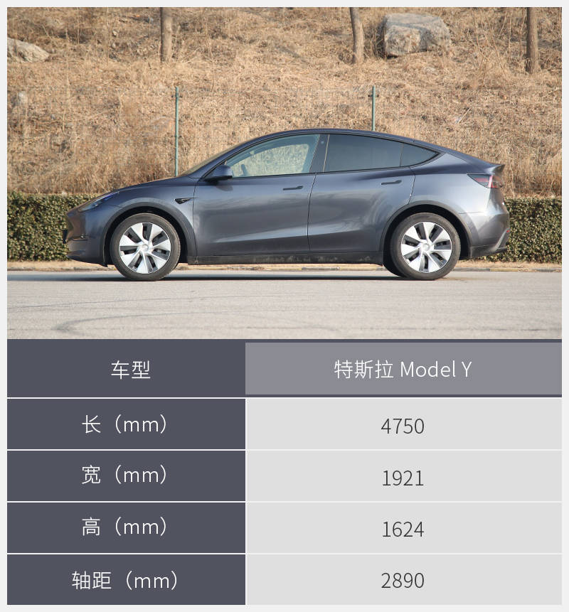 特斯拉model y车身尺寸是多少