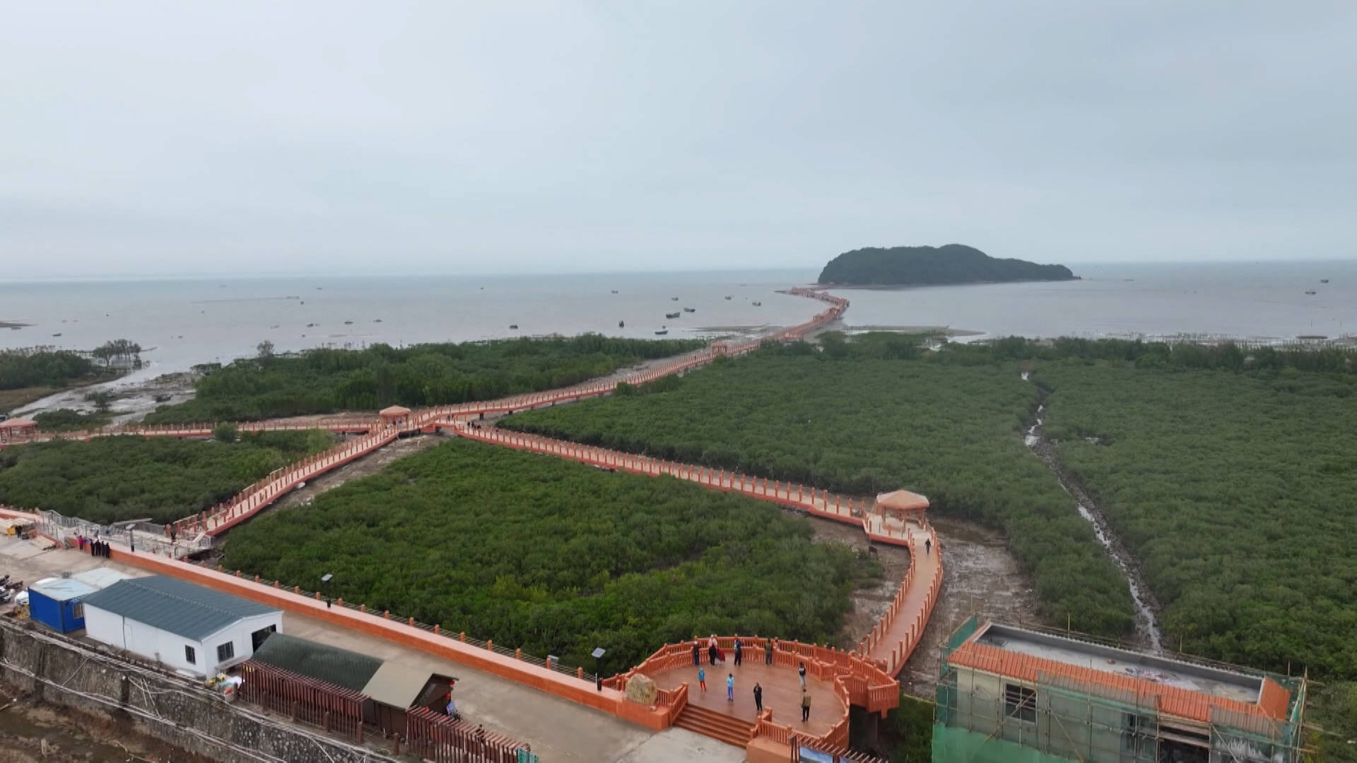 改造后的海陵岛红树林国家湿地公园开园 以全新面貌迎客