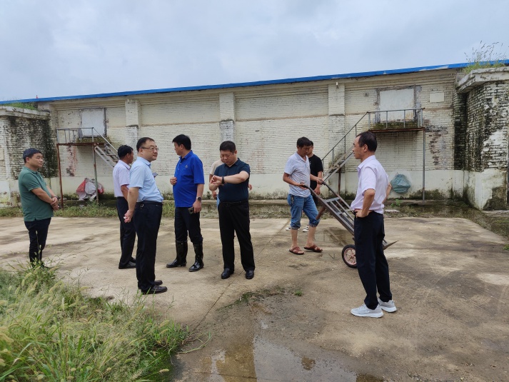 周口市粮食和物资储备局党组书记,局长张翼飞深入一线督导防汛工作