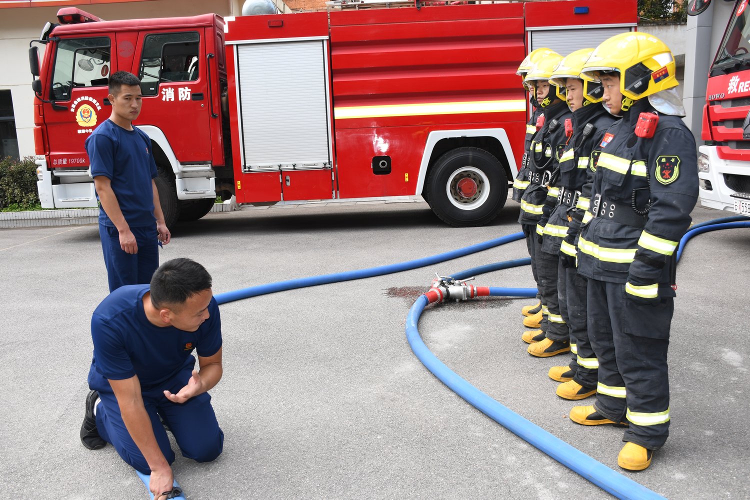 麒麟区消防救援大队扎实推进执勤训练工作