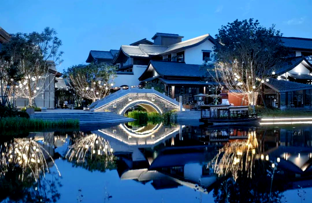 江口水镇:打造成都人的江南水乡