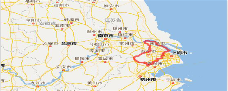 苏杭地理位置图片