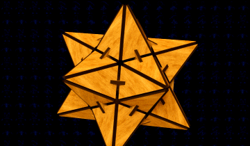 钩针仿制小星形十二面体