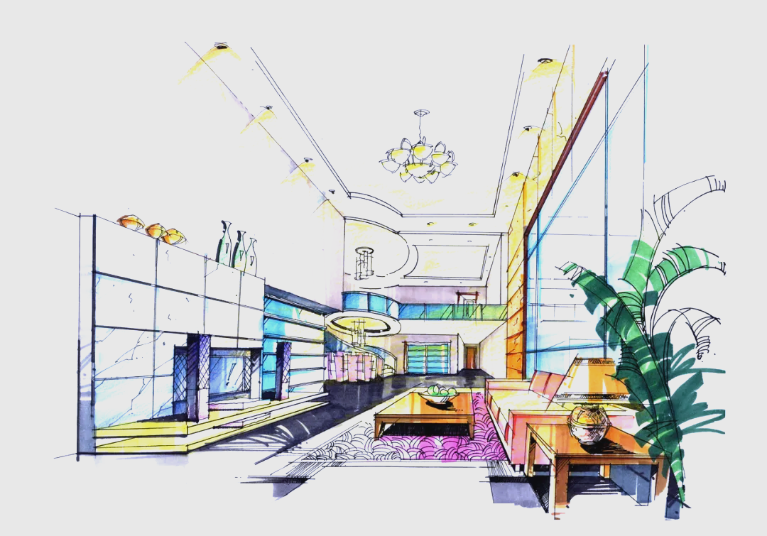 探索室内设计师的手绘技巧:从基础到高级,一篇详尽的指南