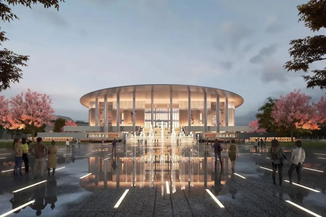 探访郑东新区新地标河南省美术馆新馆