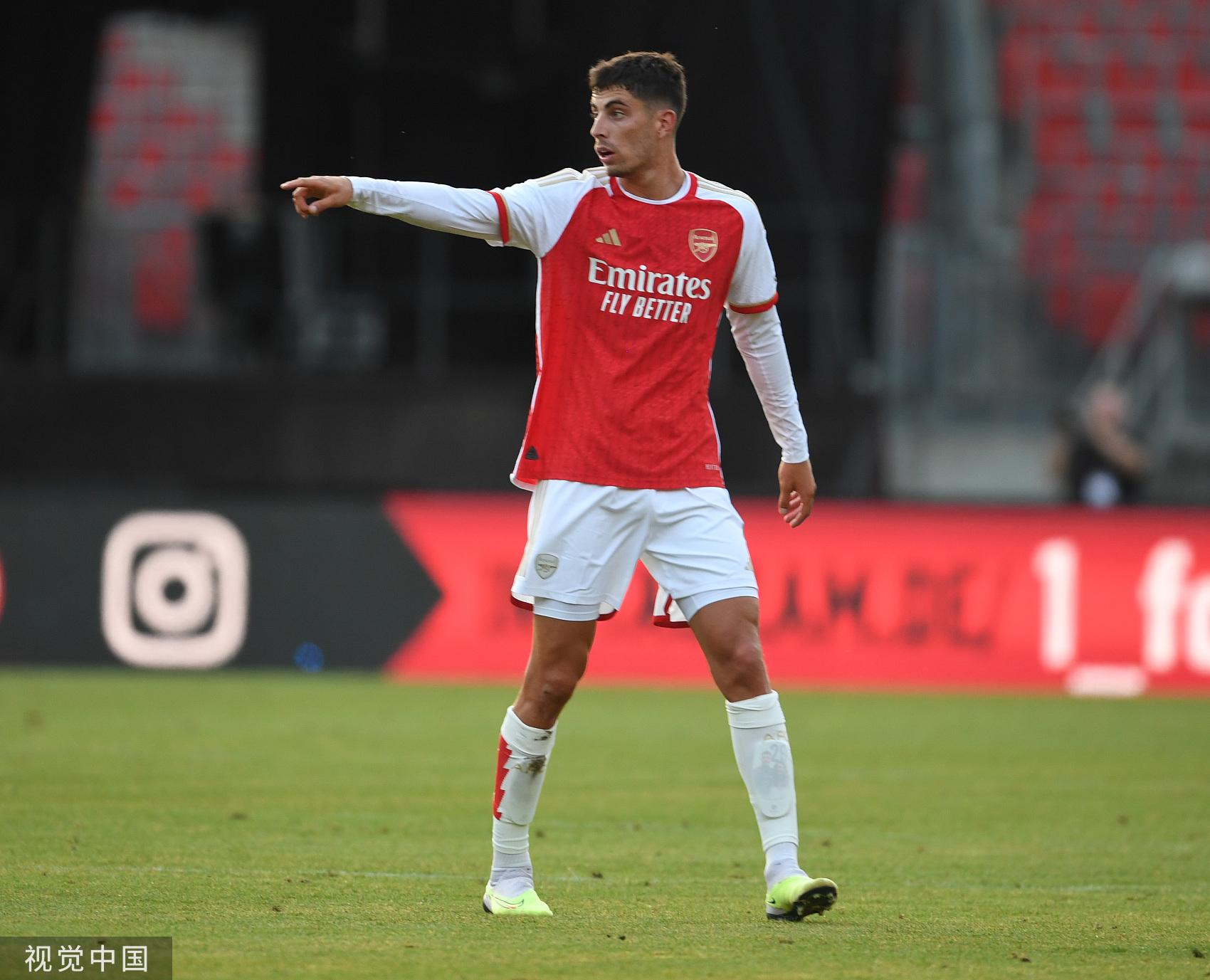 「热身赛」阿森纳憾平德乙弱旅,新援哈弗茨迎来首秀