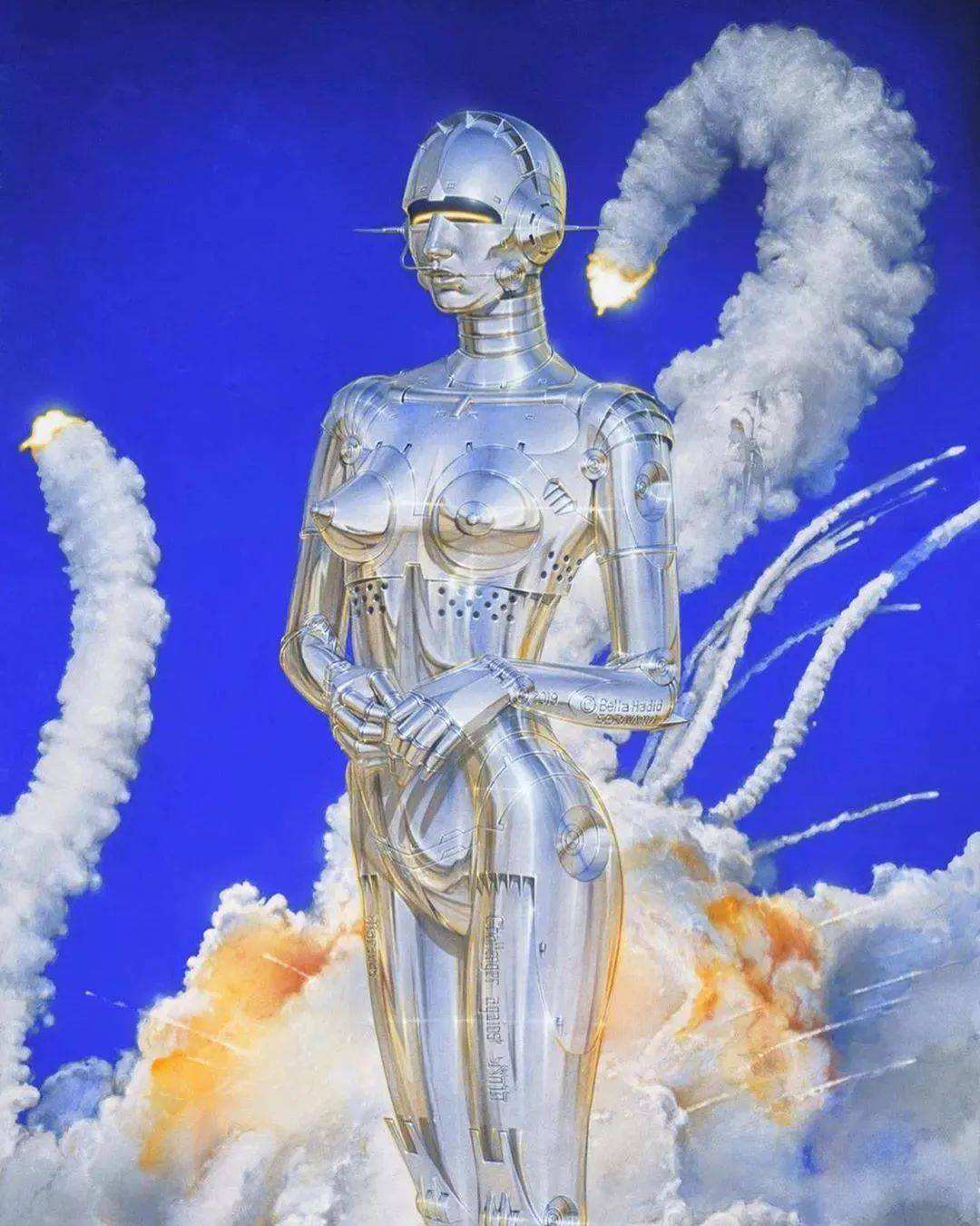 空山基手中的灵动机械姬