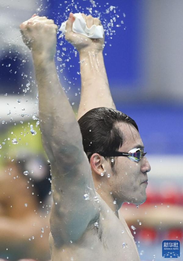 杭州亚运会|游泳:男子4x100米自由泳接力中国队夺冠