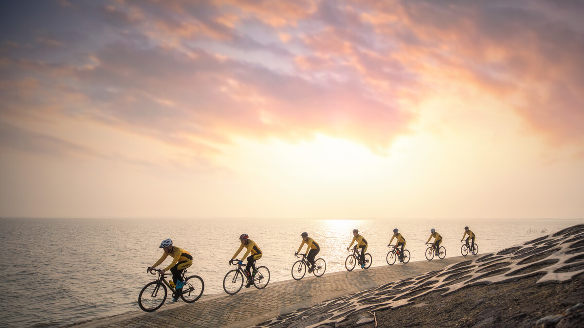 酷暑之下完成第一次环淀山湖骑行