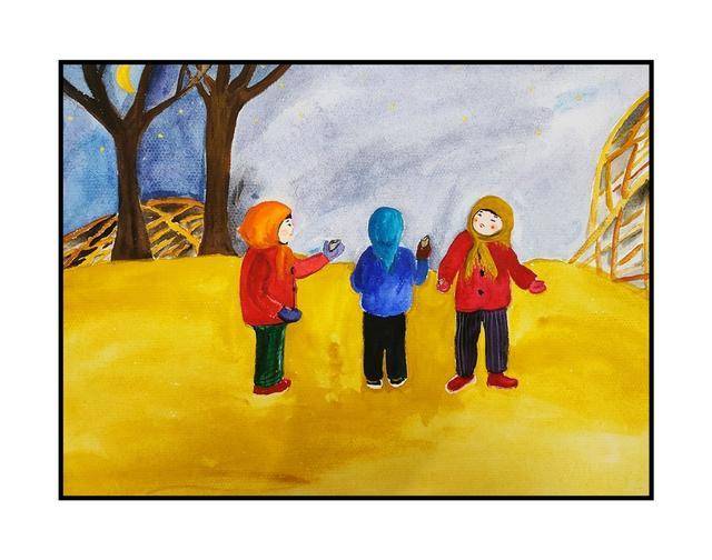 青未了|儿时的猪蹄灯