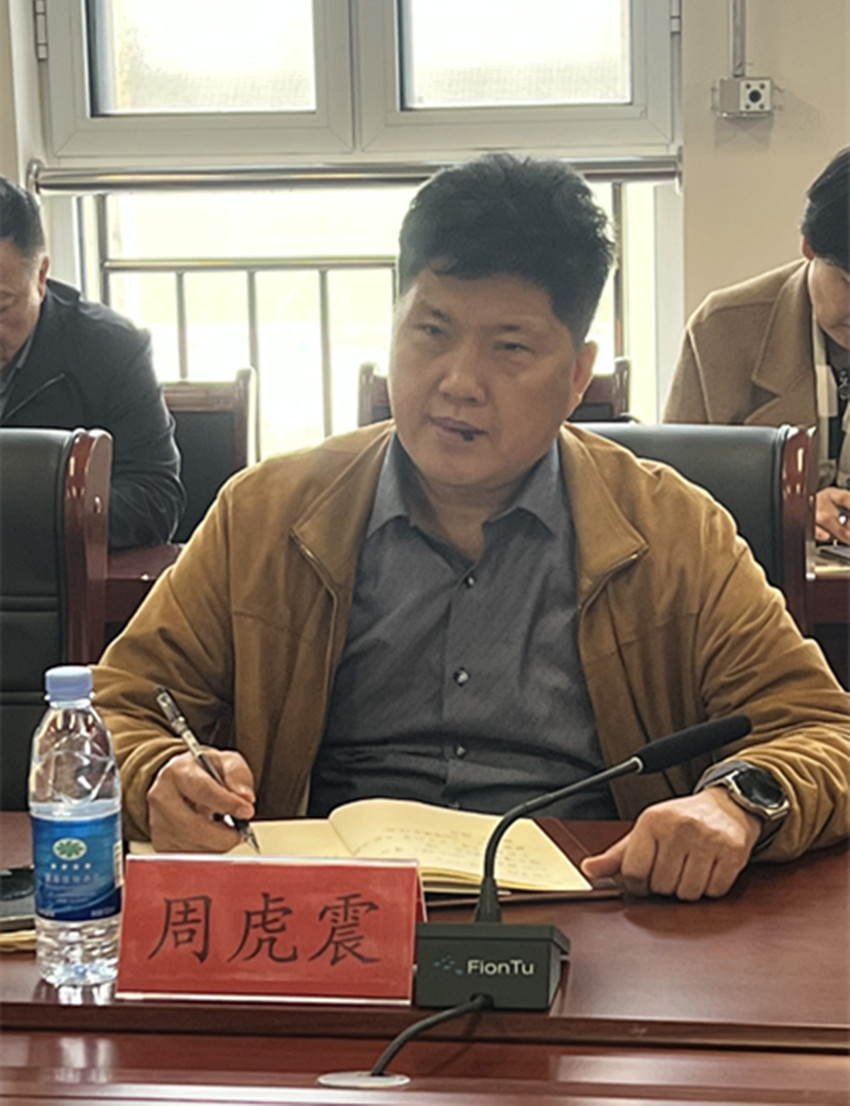 保定贺阳教育集团董事长周虎震一行到山东德州潍坊等高校参观考察